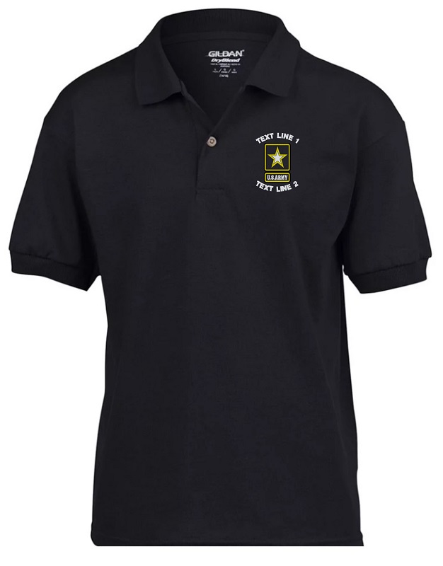 (image for) US Army Embroidered Polo Shirt #270